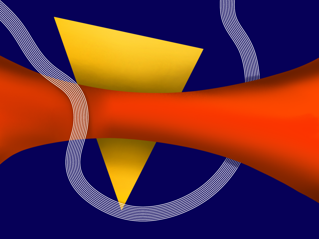 An abstract digital painting