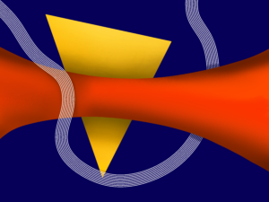 An abstract digital painting