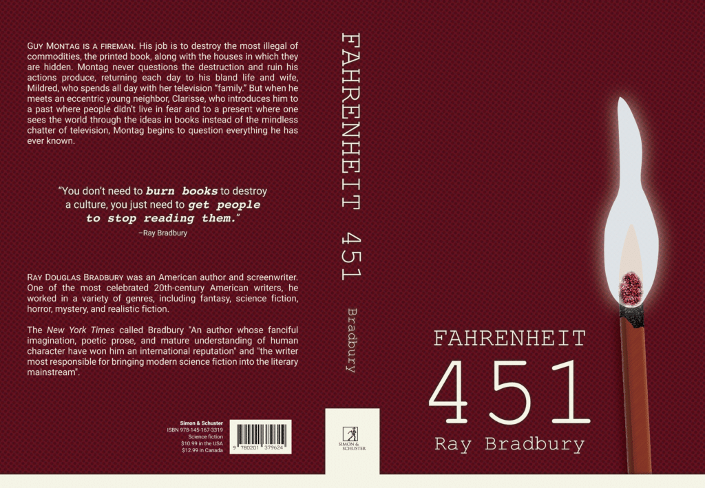 Fahrenheit 451 book jacket